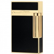 ST Dupont Ligne 2 - Black Lacquer & Yellow Gold (16884)
