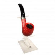 Dunhill White Spot Group 3 Ruby Bark Bent (3102)