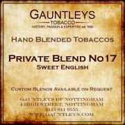 Gauntleys Hand Blended Tobacco Private Blend No17 (Sweet English) - 25g Loose