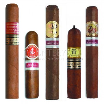 Gauntleys Mixed Cigar Sampler Packs Cuban Limited & UK Special Edition - Pack of 5