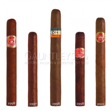 Gauntleys Mixed Cigar Sampler Packs Vintage Cuban Mixed - Pack of 5