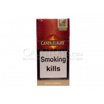 Candlelight Filter Mini Cigarillos Cherry - Pack of 10