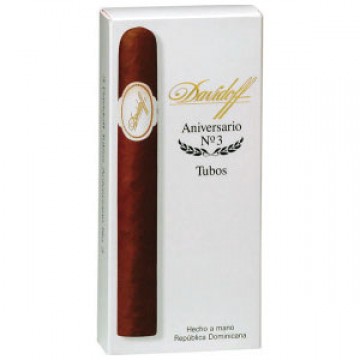 Davidoff Aniversario No 3 - Pack of 3 Tubed