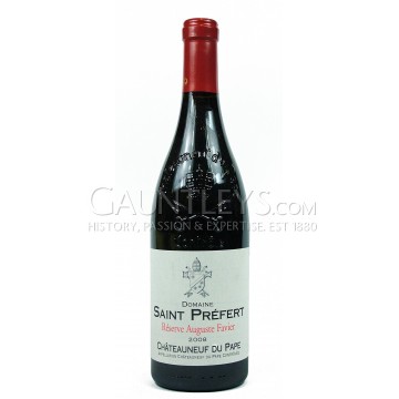 2008 Domaine St Prefert Chateauneuf du Pape, 'Auguste Favier'